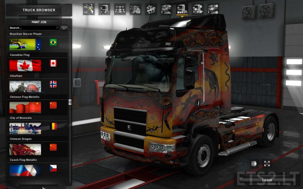 Euro truck simulator 2 - prehistoric paint jobs pack download